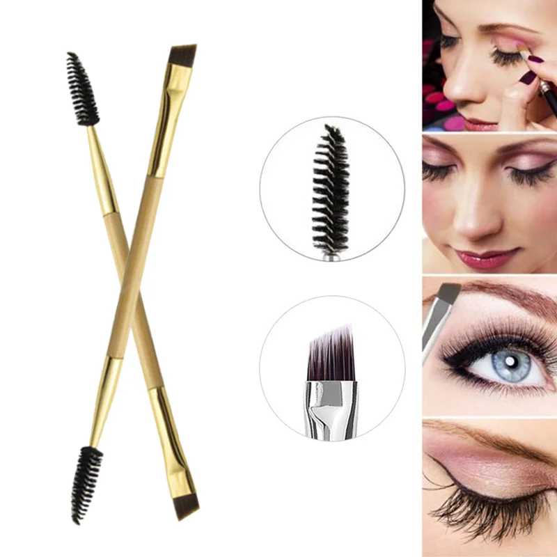 

1pc Brow Contour Brush Eyebrow Eyeliner Brush Portable Small Angled Eyebrow Liner Brush Women Makeup Cosmetic Tools