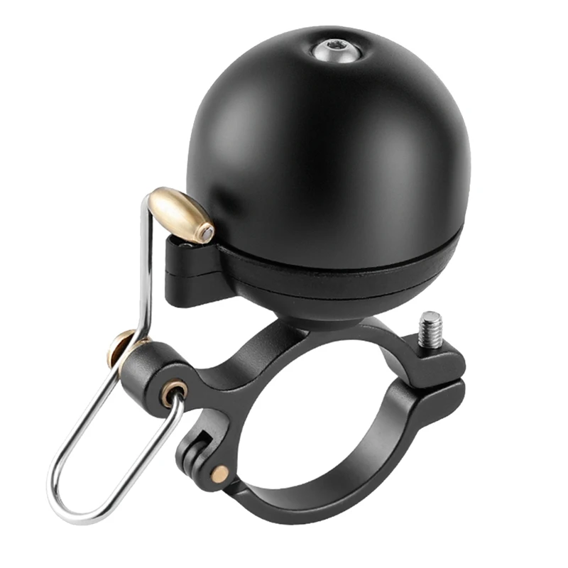 

Retro Bicycle Bells Ring Bike Handlebar Bells Horn Crisp Loud Sound Steel Copper Cycling Warning Alarm For Airtags