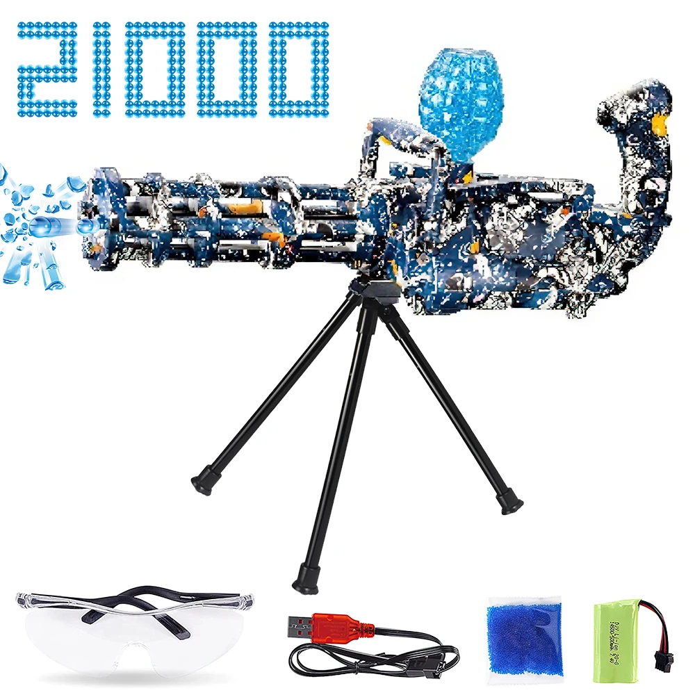 

Electric Water Gun Water Ball Gel Blaster Toy Gun Gatling Graffiti Toy Gun Airsoft CS Fighting Outdoor Game for Children Adult