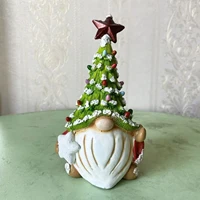 resin christmas tree ornaments handmade gnome christmas tabletop decoration funny christmas tree ornaments crafts