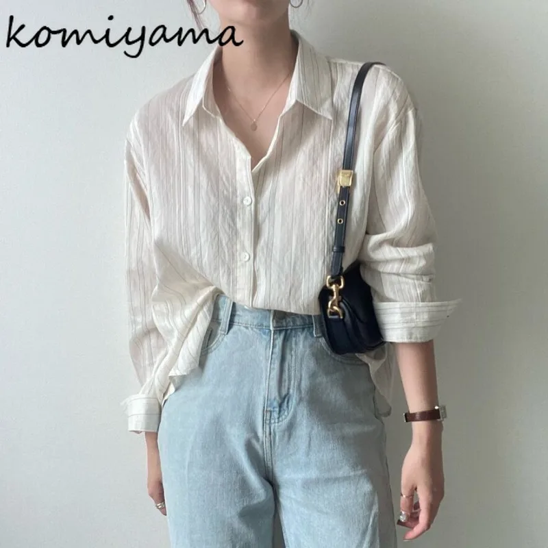 Рубашка и блузка с длинным рукавом простые темпераментные блузки