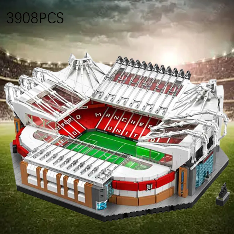 

IN 3898PCS Old Trafford Manchester Building Blocks Bricks Football Field Stadium Christmas Birthday Toy Gift Compatible 10272