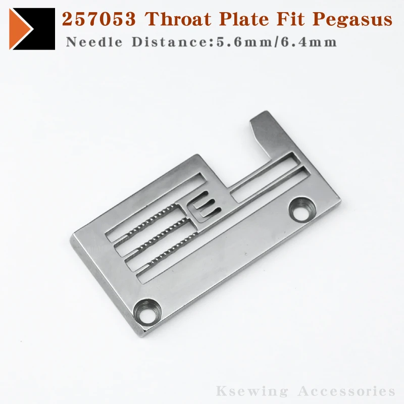 

257053B56 / 257053B64 Needle Plate Fit Pegasus W664-05BB / W562-05 Industrial Coverstitch (Flatbed) Sewing Machine Right Blade