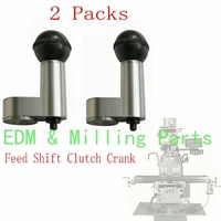 2pcs cnc milling machine part feed shift clutch crank handle a81 84 for bridgeport mill part