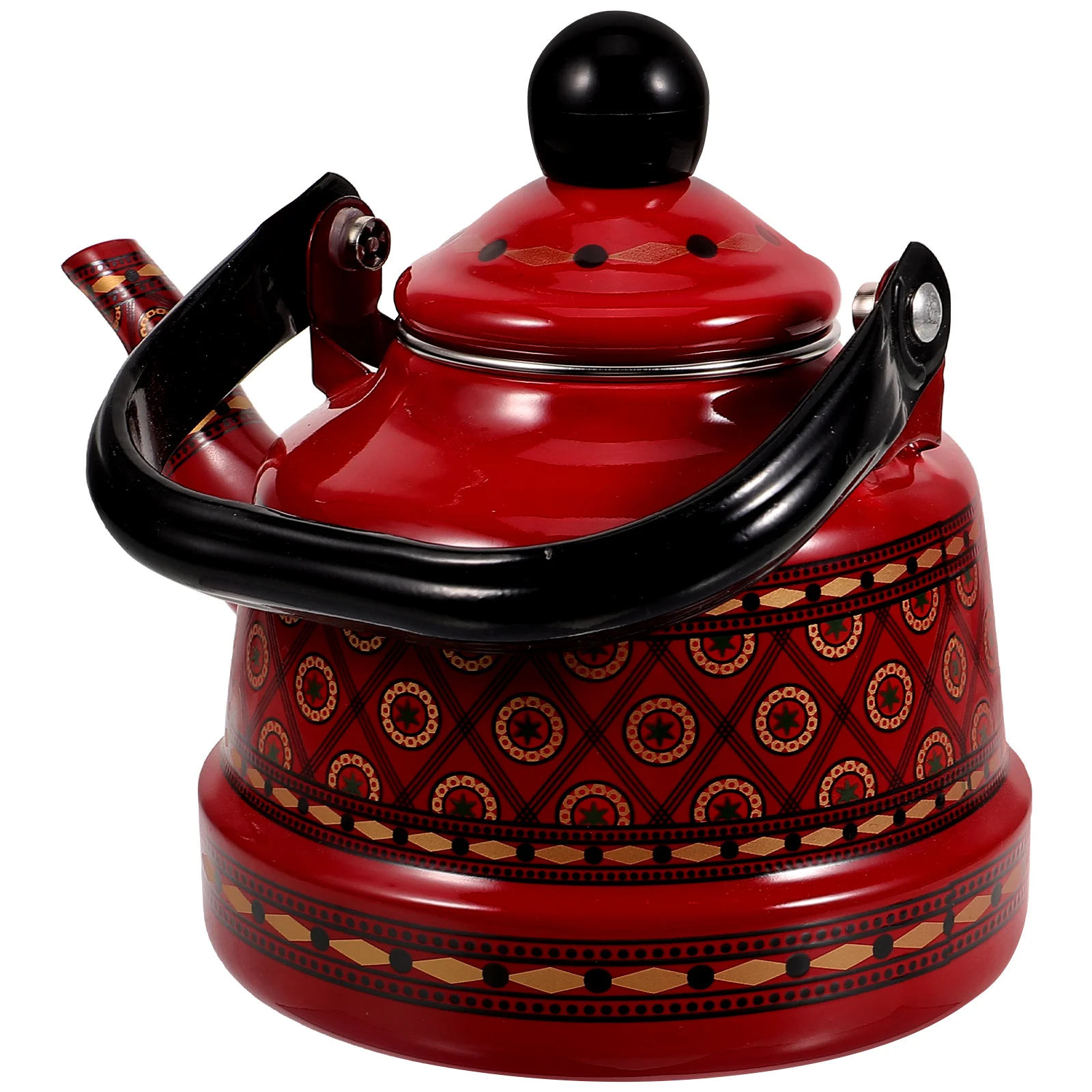 

Thickened Enamel Coffee Maker Hotel Handled Water Kettle Scented Tea Container