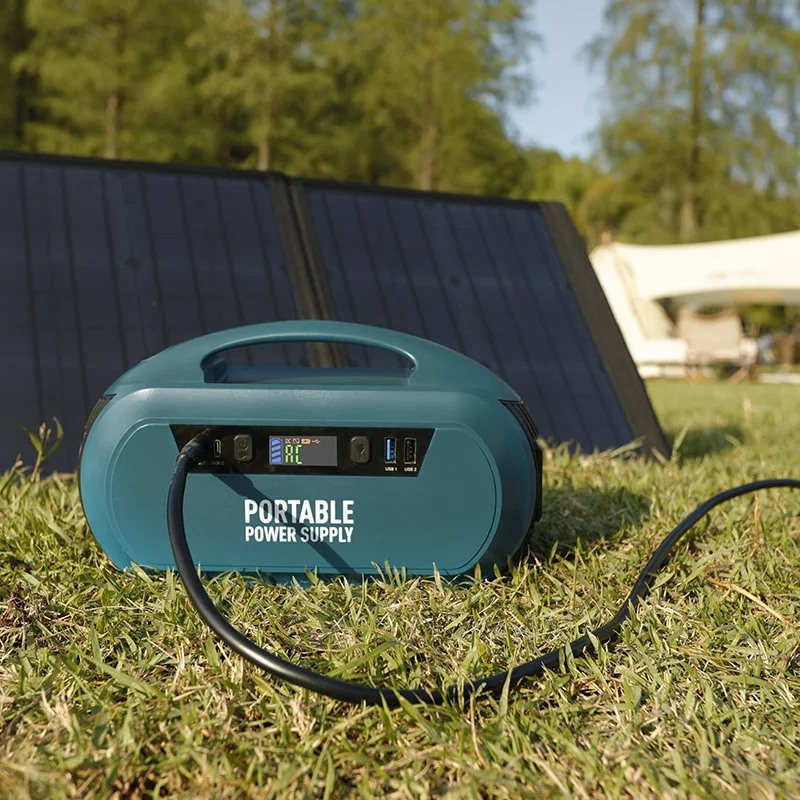 

US FBA Stock Multifunction Solar Generator 222wh 60ah 120w Portable Emergency Power Supply Ups Station