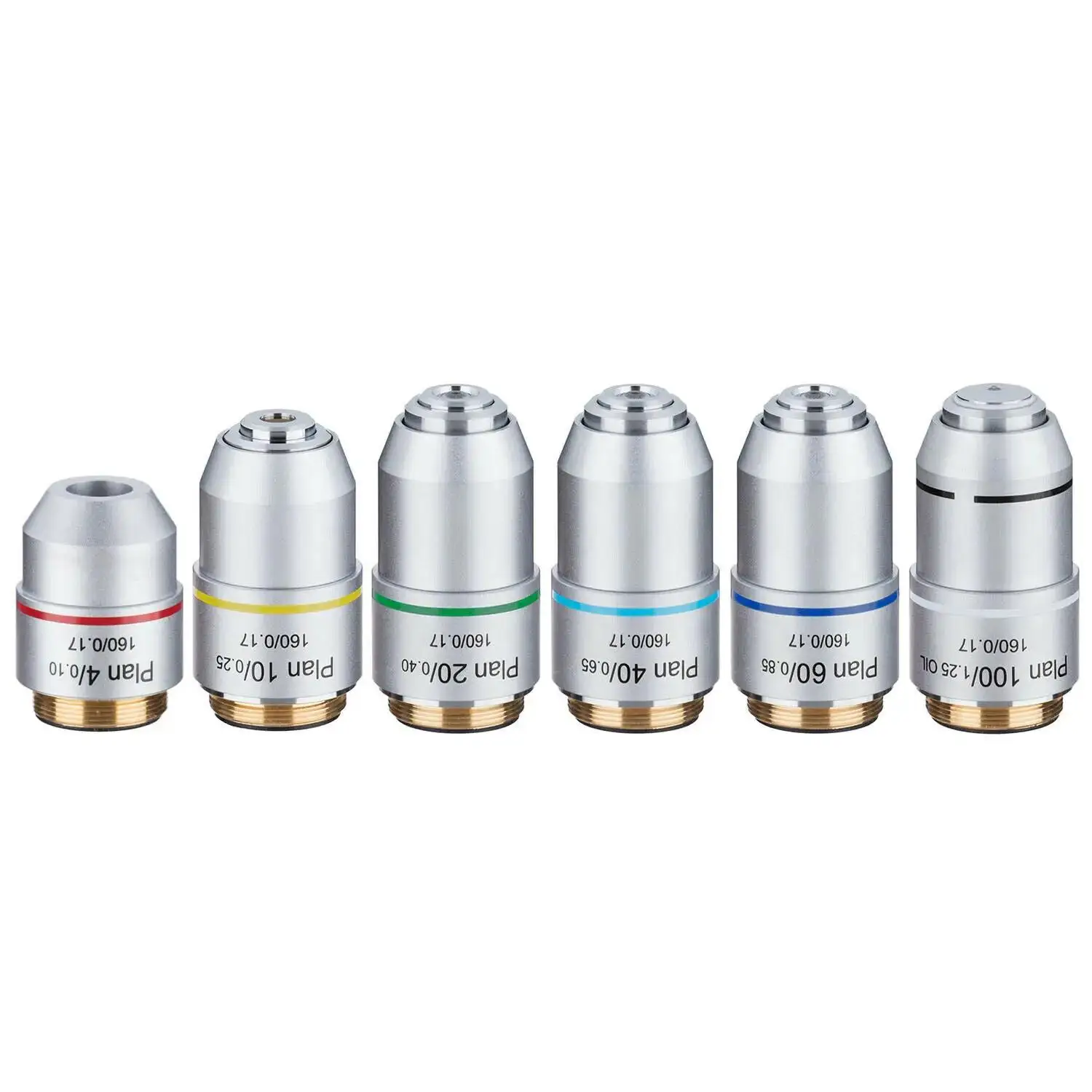 Объектив для микроскопа PLAN DIN 4X 10X 20X 40X 60X 100X RMS Резьба