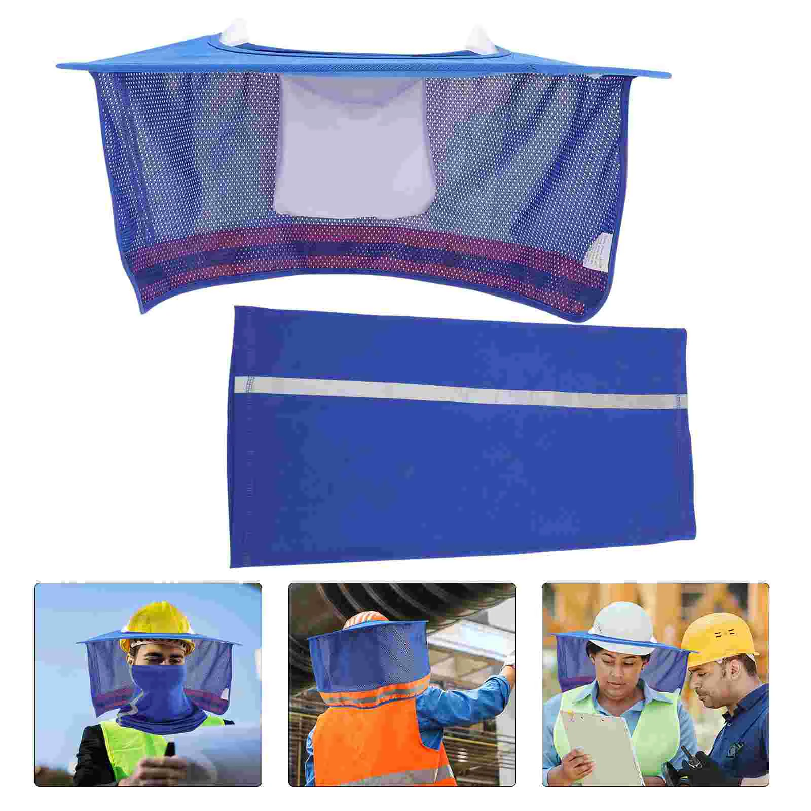 

Hat Neck Hard Sun Shade Shield Protection Gaiter Face Visor Scarf Bandana Accessory Worker Summer Uv Full Hardhat Silk Ice Tube