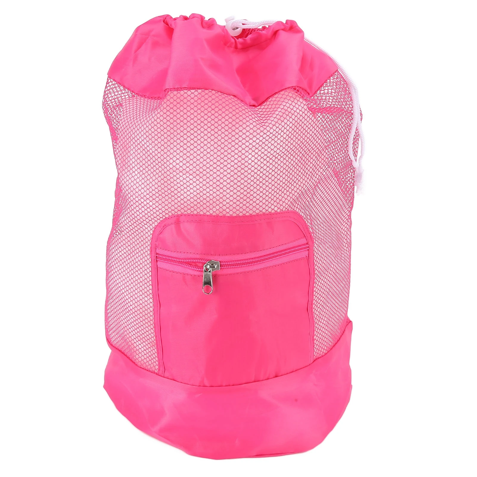 

Portable Beach Bag Large Mesh Beach Tote Foldable Drawstring Storage Bag Shell Collecting Bag for Beach Picnic Camping