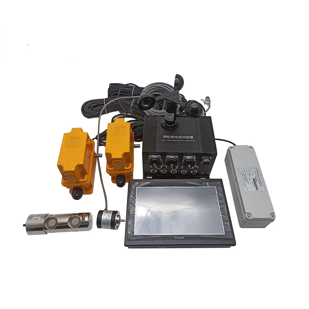 Флюоресцентный индикатор загрузки с системой защиты зон для башенного крана