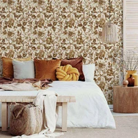 floral wallpaper self adhesive removable decorative bedroom living room tv background wall decor 40250cm dropship