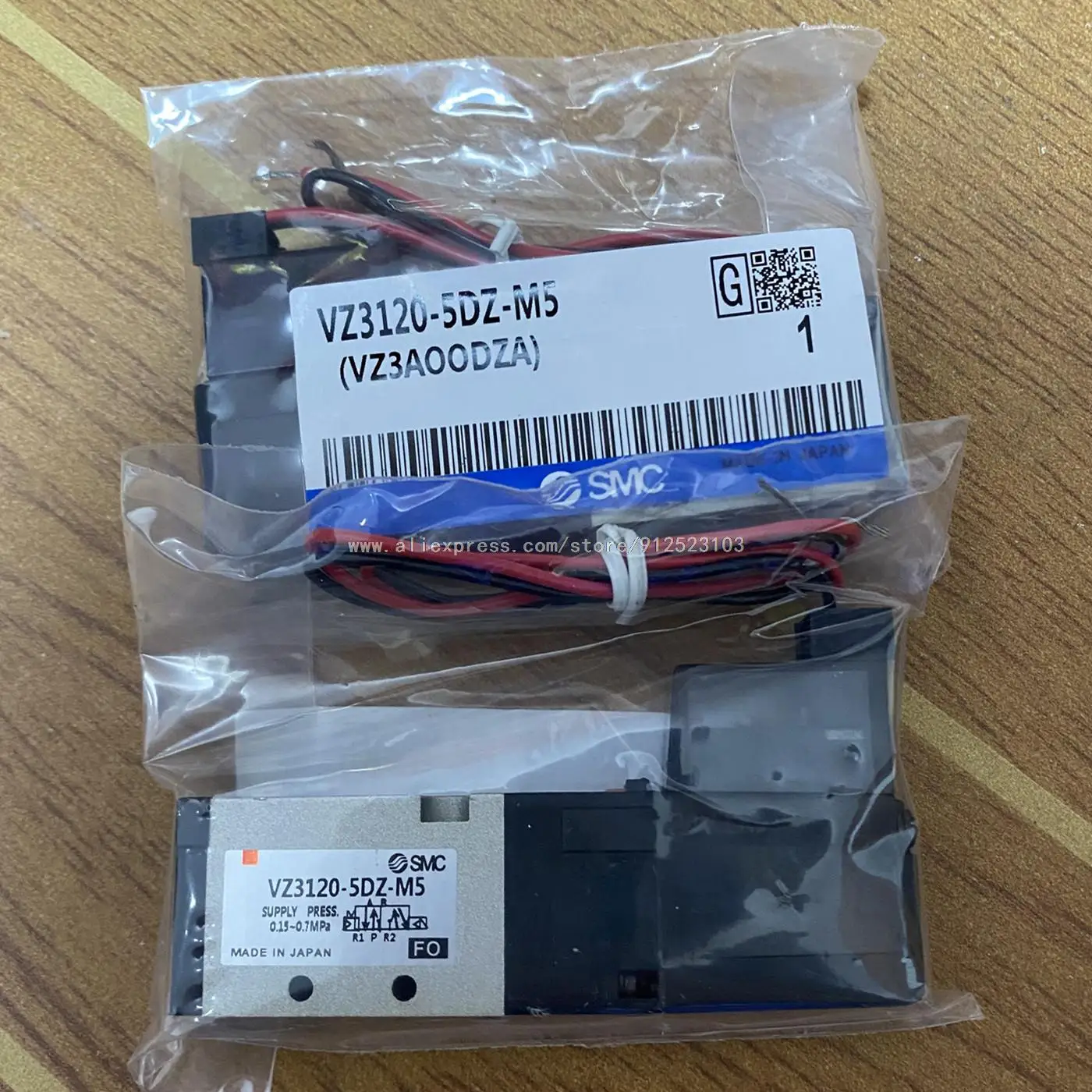 Оригинальный VZ3120-5DZ-M5 VZ3120-4G-M5 VZ3320-5GS-M5 VQZ332-5L-02T-X90 VZ3243-5LZ Пневматические компоненты