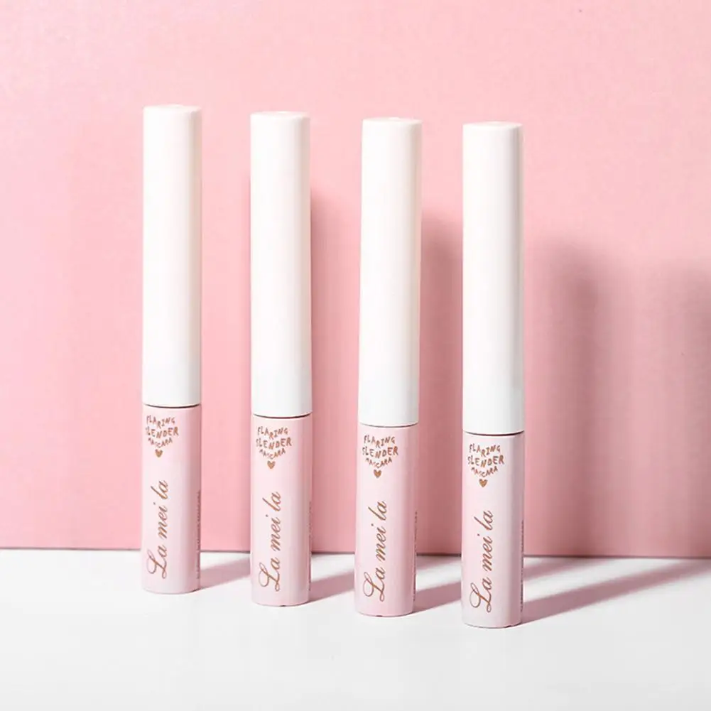 

1Pc Ultra-fine Small Brush Head Mascara Silk Fiber Eyelash Slim And Thick Curling Anti-sweat Non-smudge Curling Mascara Comestic