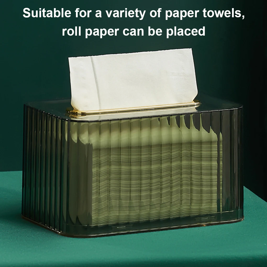 

Органайзер для салфеток, держатель для бумажных полотенец, пыленепроницаемый декоративный контейнер для салфеток, модный стол для кухонно...