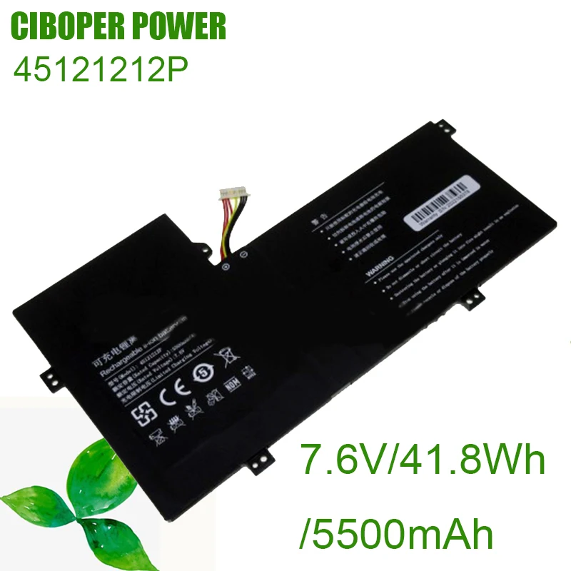 Новый аккумулятор для ноутбука CP 45121212 P 7 6 В/5500 мАч/41 8 Втч GWTC116-2BL 3978115 -2С НВ-