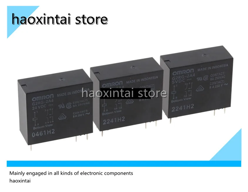 

1pcs relay G2RG-2A4-12VDC G2RG-2A4-24VDC DC5V 8A 6 feet