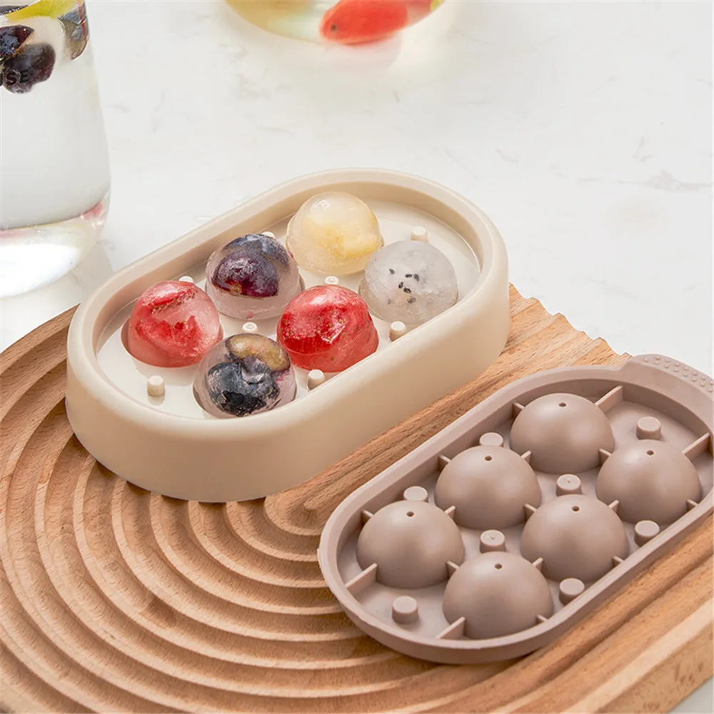 

Ice Cube Trays Round Ice Cube Moulds BPA-Free Ice Ball Maker Mold with Removable Lid for Water Whiskey Cocktail and Other Drink