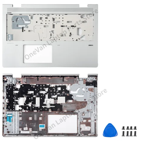 Новинка для ноутбука Probook 650 655 G4 G5, задняя крышка ЖК-дисплея/передняя панель/подставка для рук/нижний корпус/крышка шарнира/крышка без сенсорного экрана, серебристая