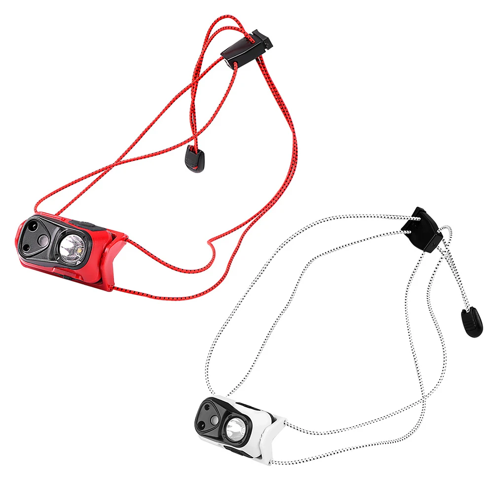 

1 Set Mini Headlamp Adjustable Portable Light Lanterns Battery Powered Led Emergency Supplies Rechargeable Flashlight White