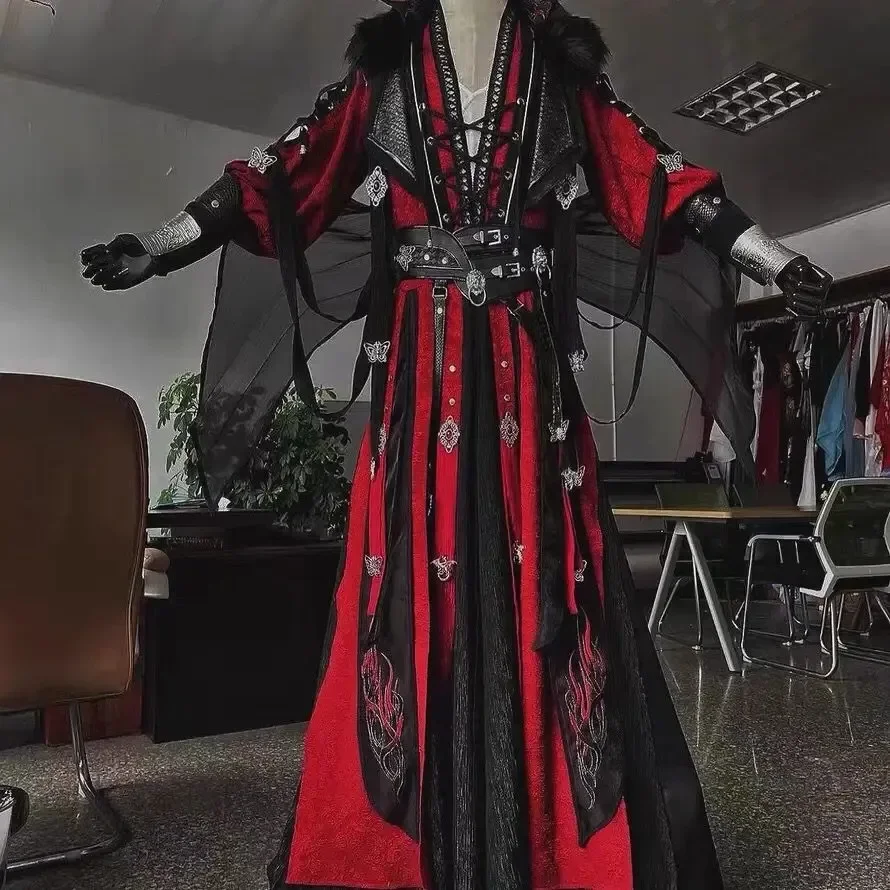 Китайский сериал TGCF Tian Guan Ci Fu Xie Lian Hua Cheng Косплей Костюм Cos Платье Hanfu Полный