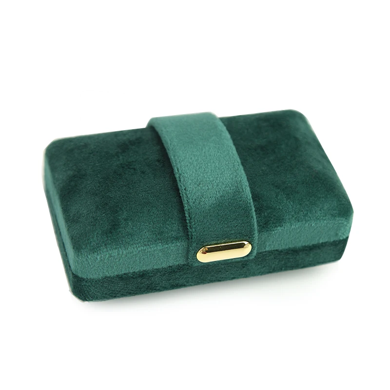 The New Style Jewelry Box Custom Logo Leather Travel Jewelry Case Storage Organizer packaging velvet Jewelry Boxes