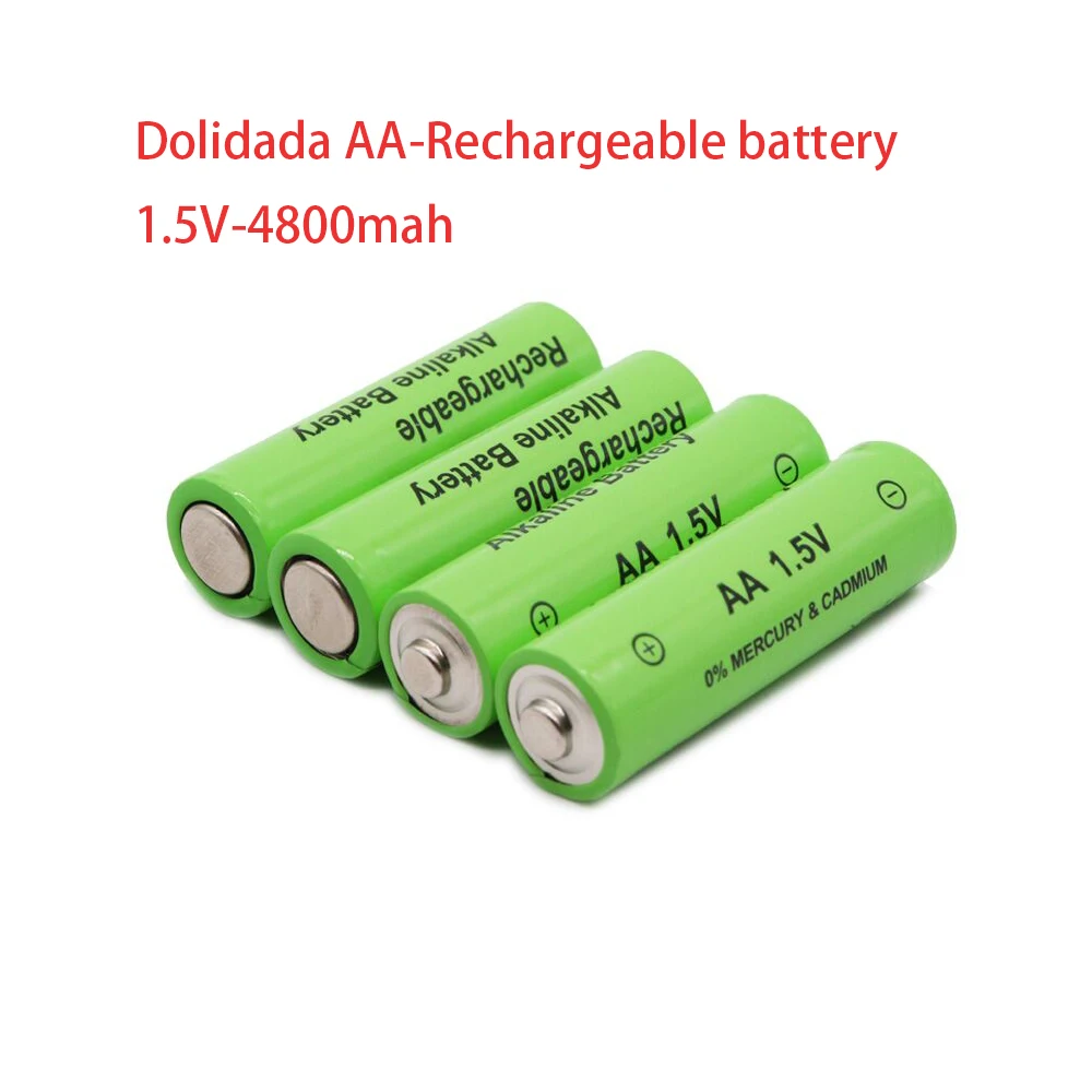 

Перезаряжаемая батарея Dolidada AA 1,5 в 4800 мАч для часов и мышей