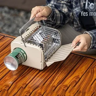 Портативный уличный газовый обогреватель для кемпинга грелка рук мини-бездымная