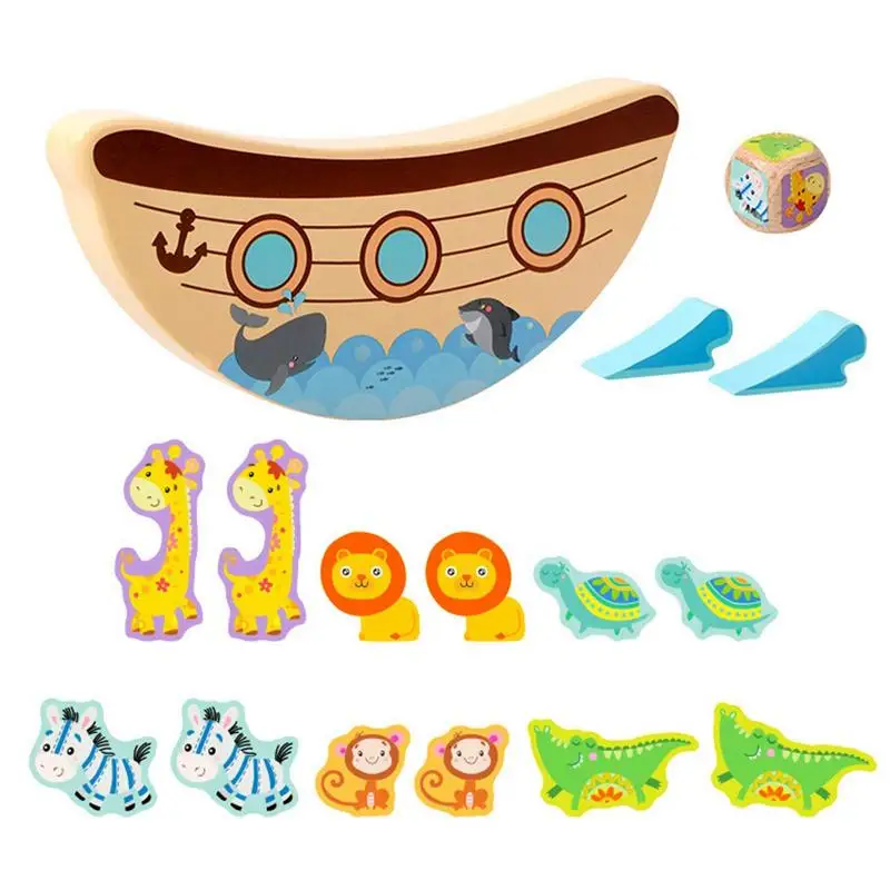 

Wooden Stacking Toys Wooden Animal Stacking Blocks STEM Educational Preschool Early Learning Toys For Boys Girls Kids Montessori