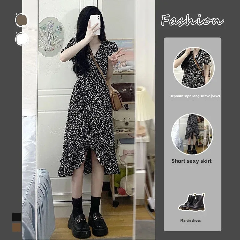 Элегантное черное теплое женское платье 2024 новый стиль Sen женская шикарная