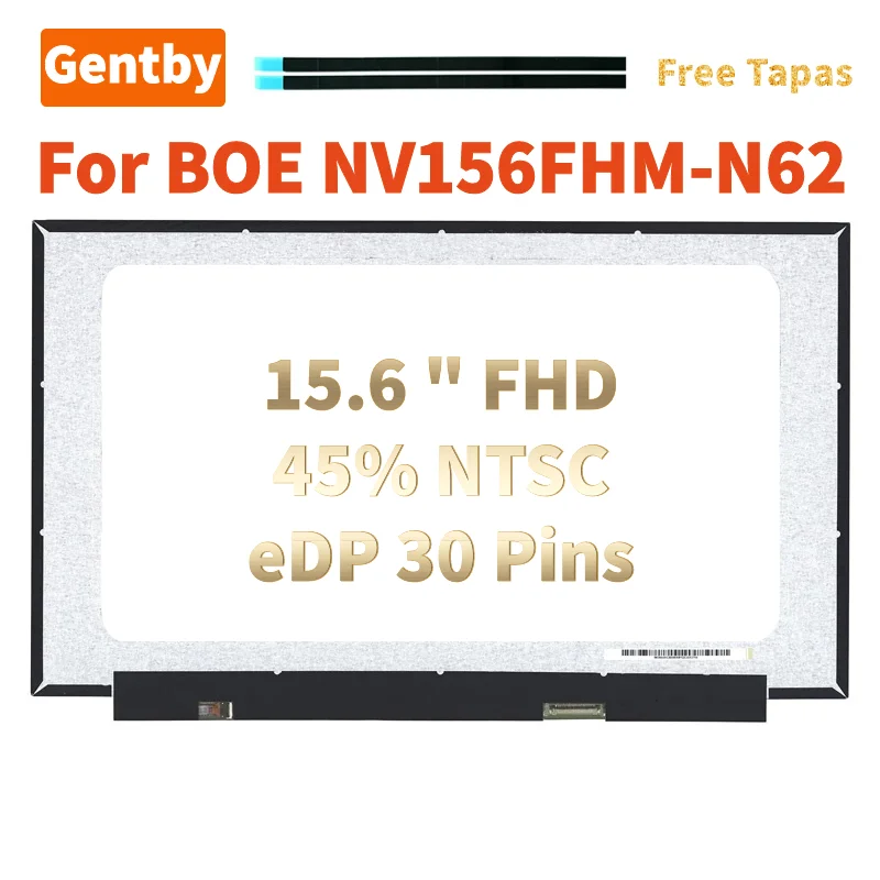 

Original NV156FHM-N62 V8.0 NV156FHM-N63 LCD Screen IPS FHD For ASUS Q525UA Q525 Q525U 72% NTSC With No Frame