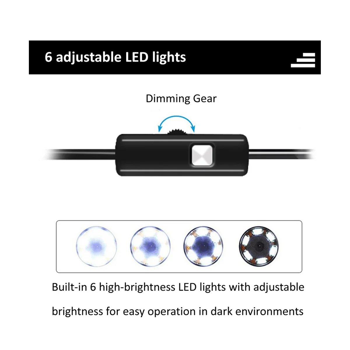 USB-эндоскоп с кабелем 3 5 м и гибким 7 мм