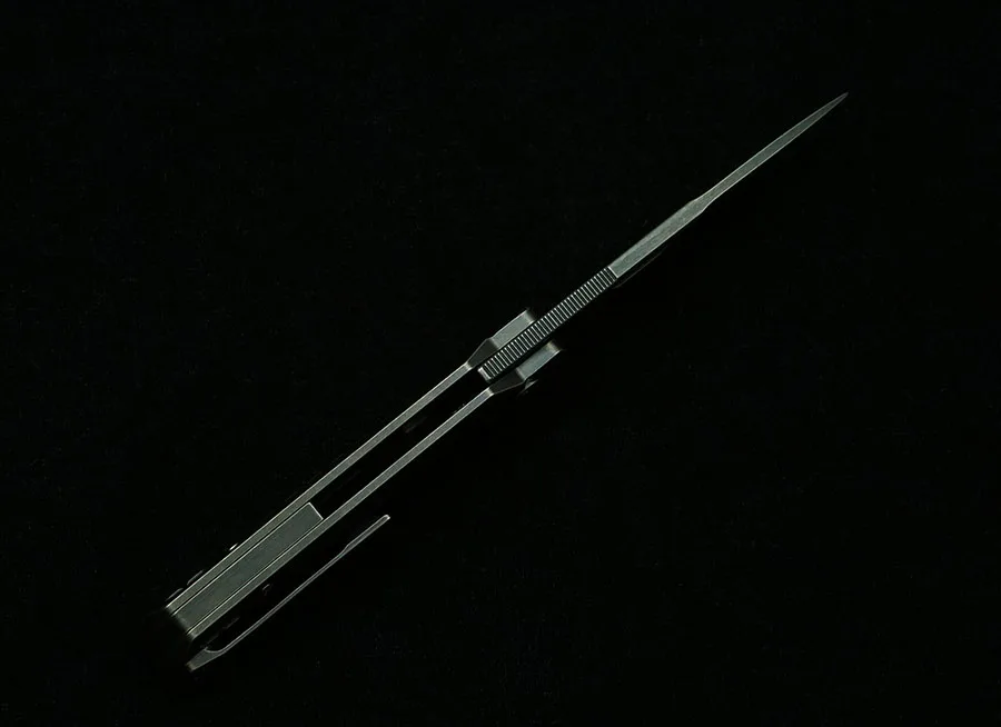 Складной нож LEMIFSHE Flipper универсальный клинок K110/M390 с титановым лезвием и ручкой из