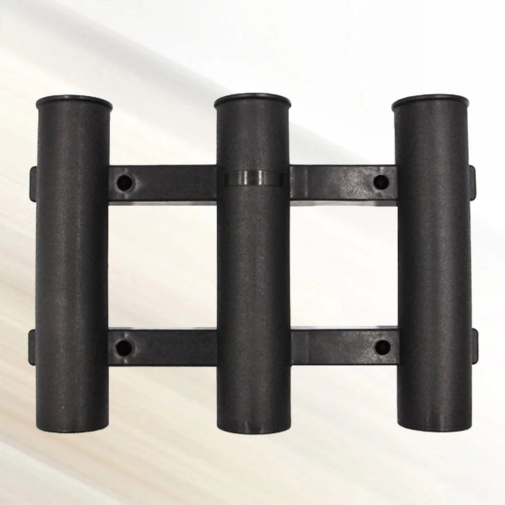 

Прочный держатель для удочки с тремя трубками, толстая пластиковая основа для удочки, крепление для лодки, Каяка, удочки с винтами для