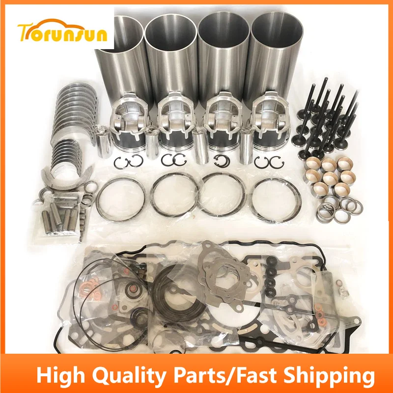 

4LE2 Cylinder Piston 8-98068-158-1 8-98068-158-2 Ring Valve Gasket Kit Bearing Bush For Isuzu Engine Overhaul Parts Kit