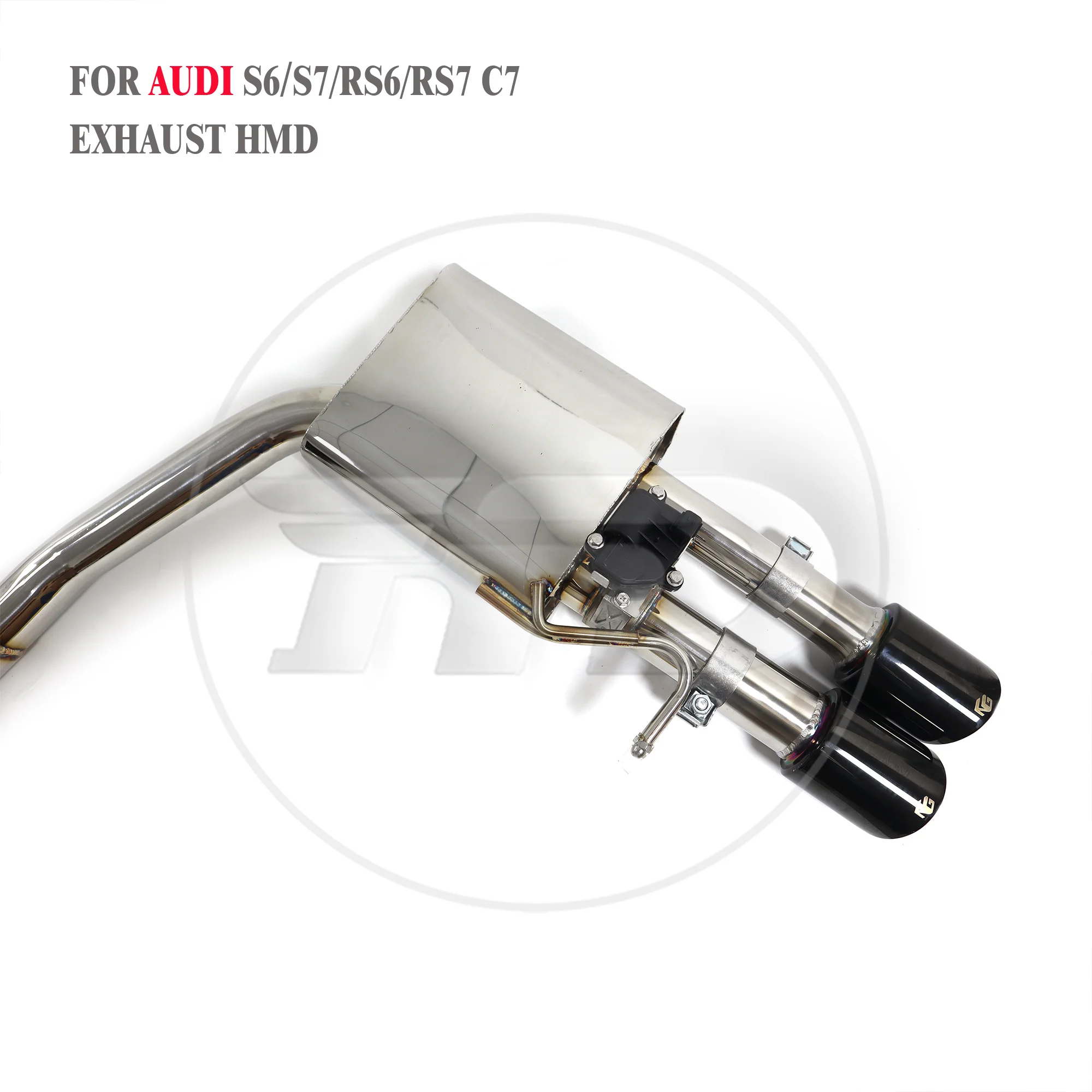 Выхлопная система HMD Performance Catback для Audi S6 S7 RS6 RS7 C7 4.0T 2013-2018 Middle X Pipe