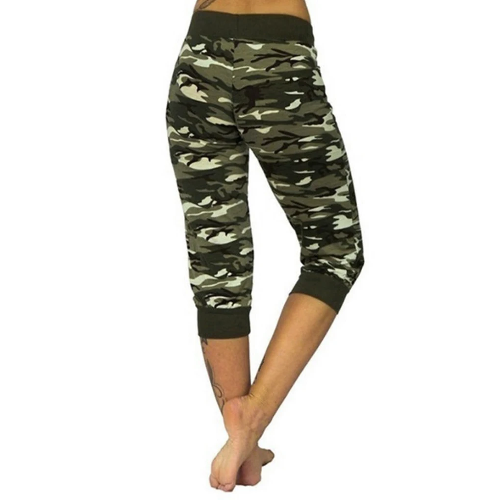 

Woman Yoga Slimming Pants Sports Cropped Trousers Jogging Breathable Adjustable Waist Leggings Gym Clothing Yellow S