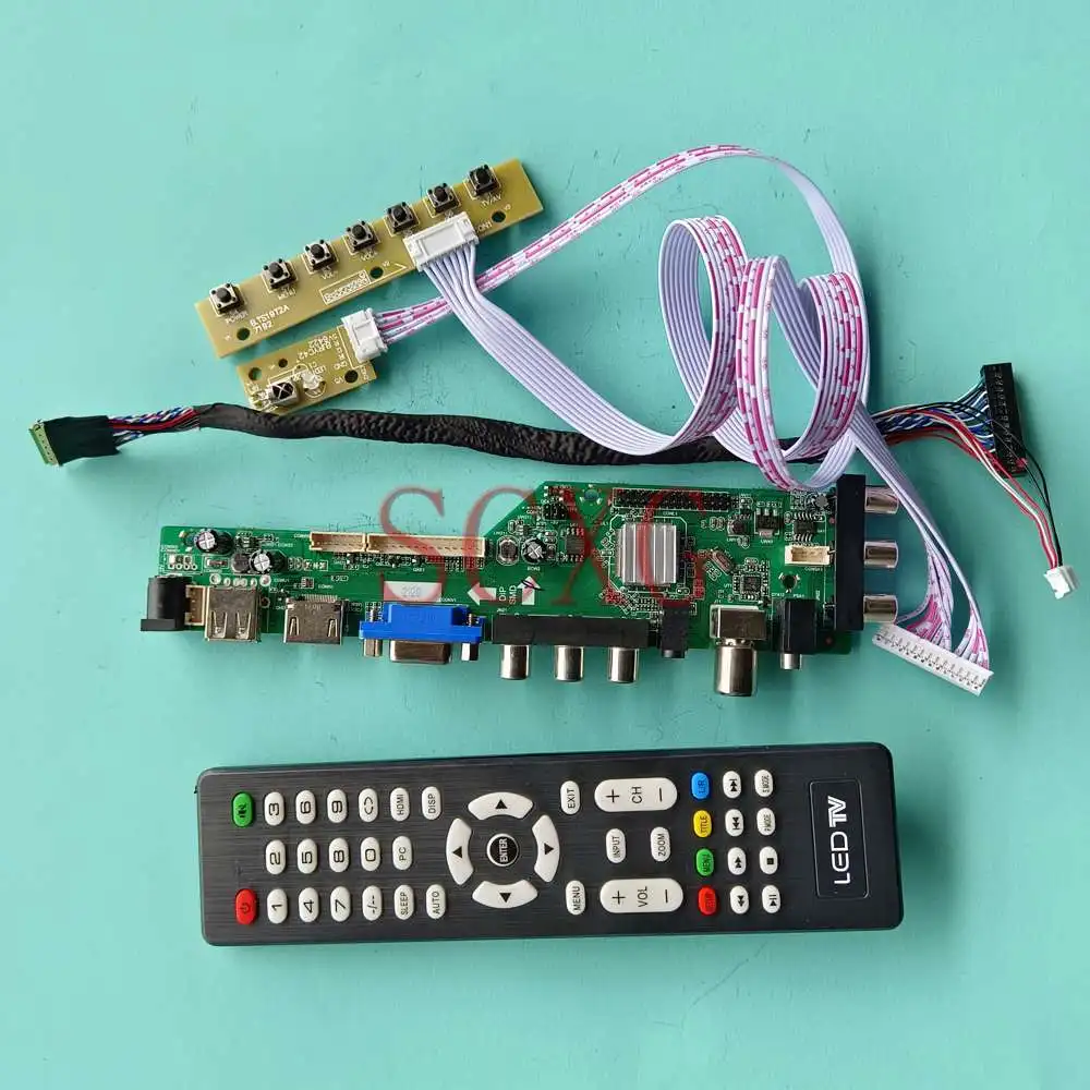 

For LP156WH2-TLD1 15.6" USB AV VGA HDMI-Compatible DVB Digital Signal Panel 40 Pin LVDS 1366 768 LCD Driver Control Board Kit