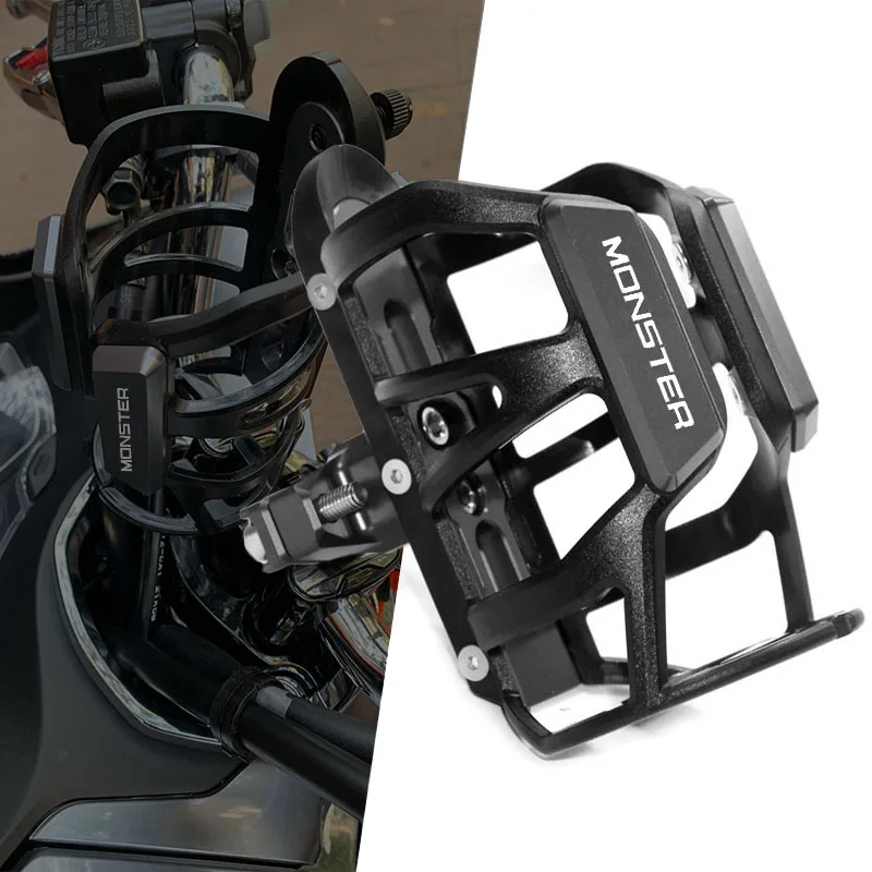 

For Ducati Monster 821 696 795 797 2016 2017 2018 2019 high quality Motorcycle CNC Beverage Water Bottle Drink Cup Holder Mount
