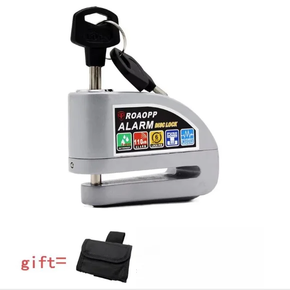 

Nordson 110 дБ мотоциклетный сигнальный замок, противоугонная сигнализация для мотоцикла, колесо дискового тормоза, защитная сирена, замок для Harley YAMAHA