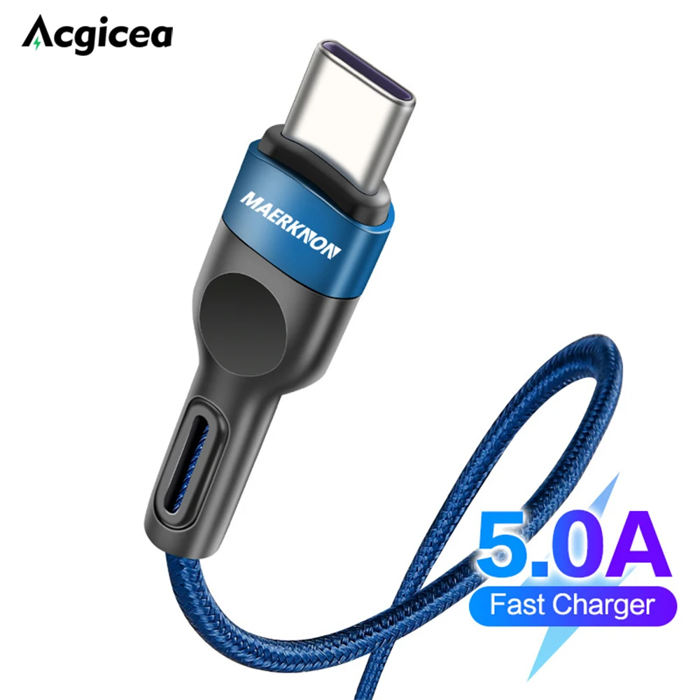 

USB Type C кабель для быстрой зарядки, 5 А