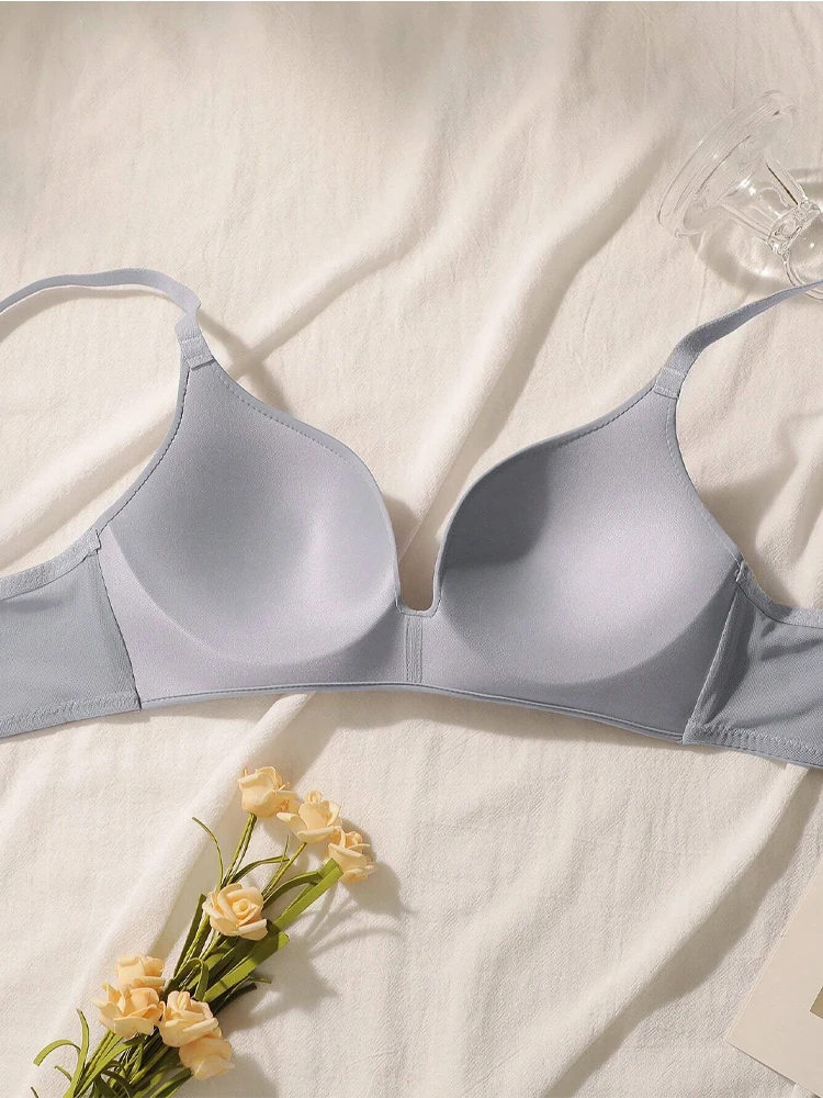 Женский Комплект С Бюстгальтером Пуш-ап Из 2 Предметов Бесшовное Дышащее Тонкое