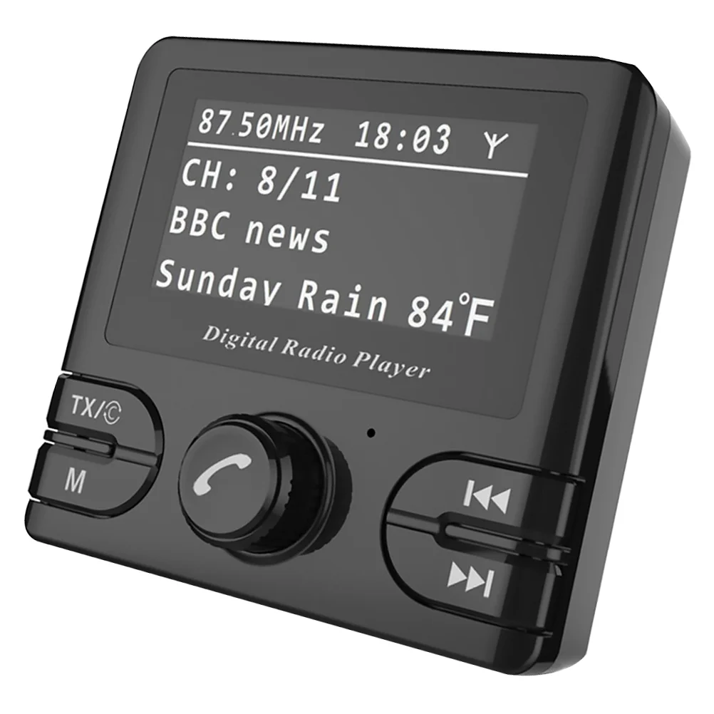 

1Pc Monitor In-car On-board Vehicle-mounted Screen Automobile Transmitter BT Player Receiver