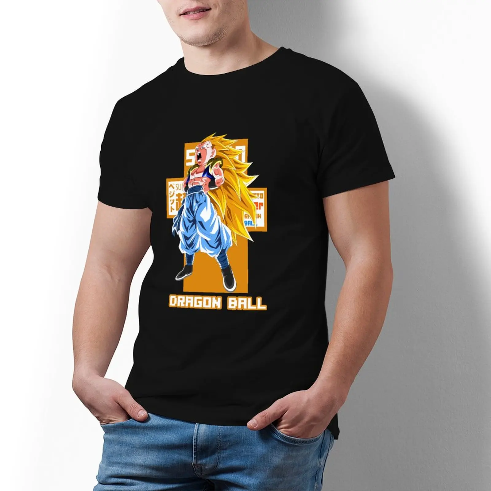 

Bandai Son Goten And Trunks Popular T-Shirts Mens Dragon Ball Essential Graphic T Shirts O Neck Beach Tops Cotton Tees