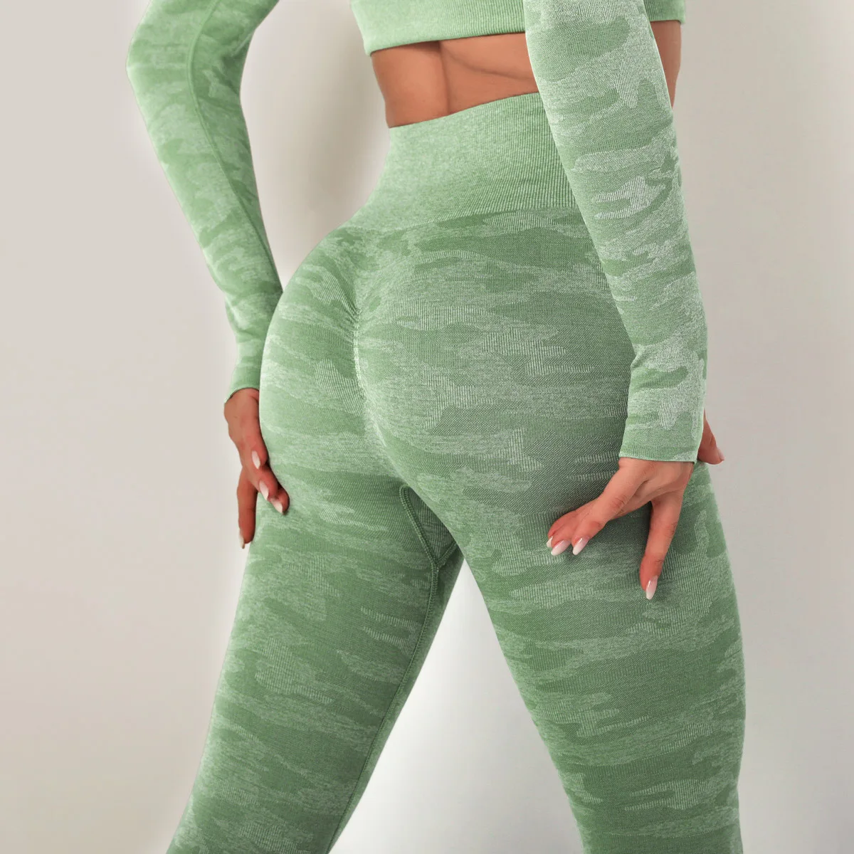 

Seamless Leggings Women Fitness Sport High Waist Pants Workout Running Push Up Leggings Camouflage Gym Clothing Tights Pants
