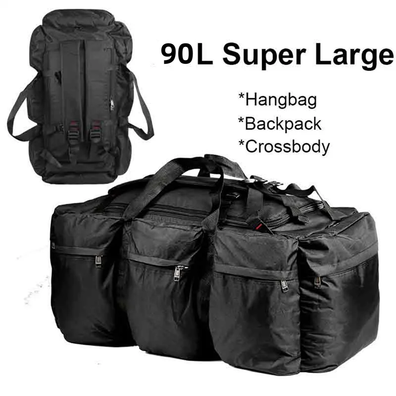 

Large Luggage Camping Bag Army Backpack Men's Outdoor Travel Shoulder Hiking Trekking Trip Tourist Military Tactical Bags