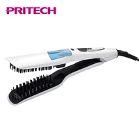 steam lcd ferro for hair curler no heat mini straightener iron cordless straighteners comb dryer curling professional brush flat
