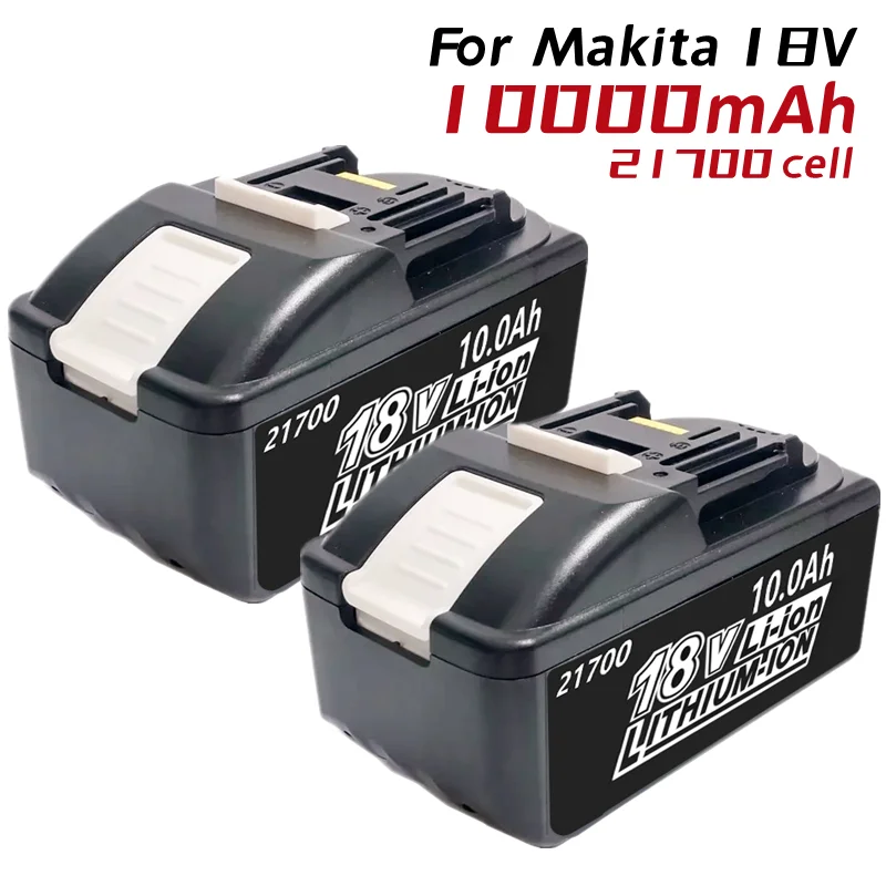 

BL1860 Replacement makita 18V 21700 rechargeable Battery 10.0Ah For Makita BL1850 BL1840 18-Volt Cordless Power Tools Batteries