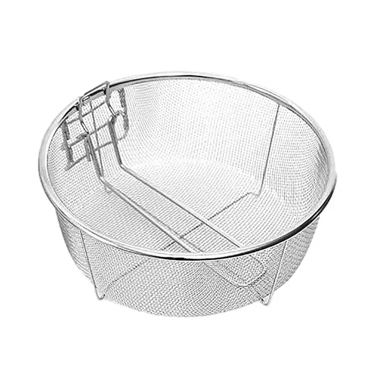 

Stainless Steel Deep Fry Basket Foldable Drain Chip Filter Basket Folding Design Cooking Tool For French Fries Fried Fish