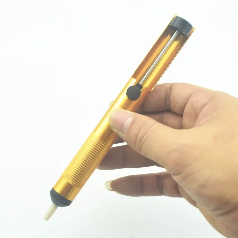 

Aluminum Metal Desoldering Pump Suction Tin Gun Soldering Sucker Pen Removal Vacuum Soldering Iron Desolder Hand Welding Tools