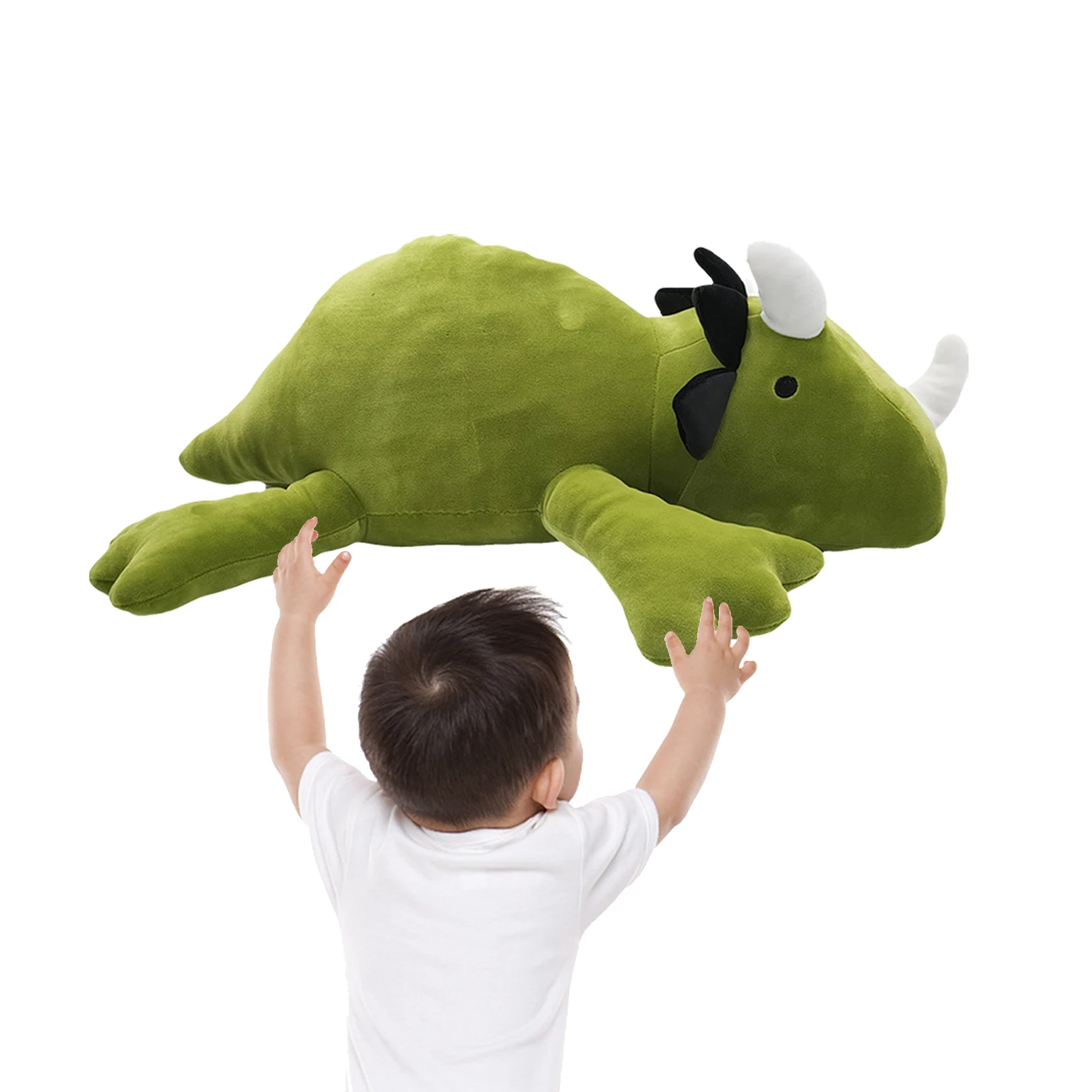 

Stuffed Animal Plush Toys Soft Stuffed Cute Dinosaur Cushion Soft Big Dinosaurs Stuffed Animal Doll Cushion Cute Pillows Gifts